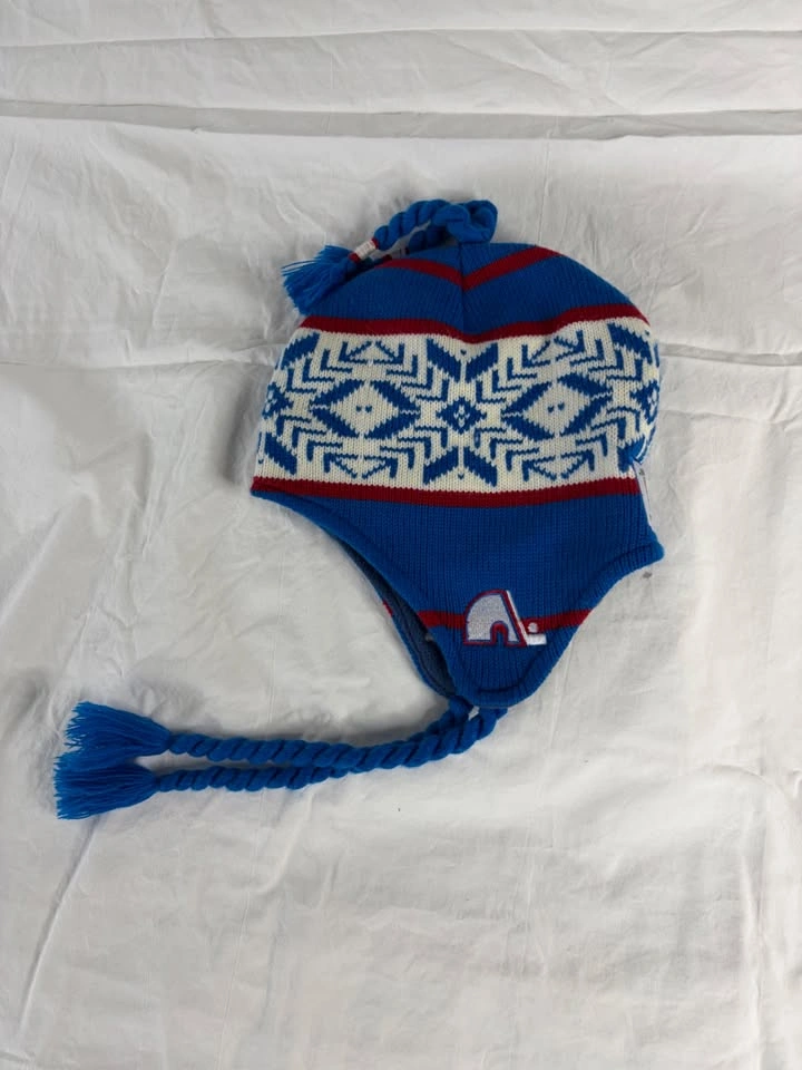 Quebec Nordiques NHL Earflap Toque – Retro Hockey Knit Hat - photo 4