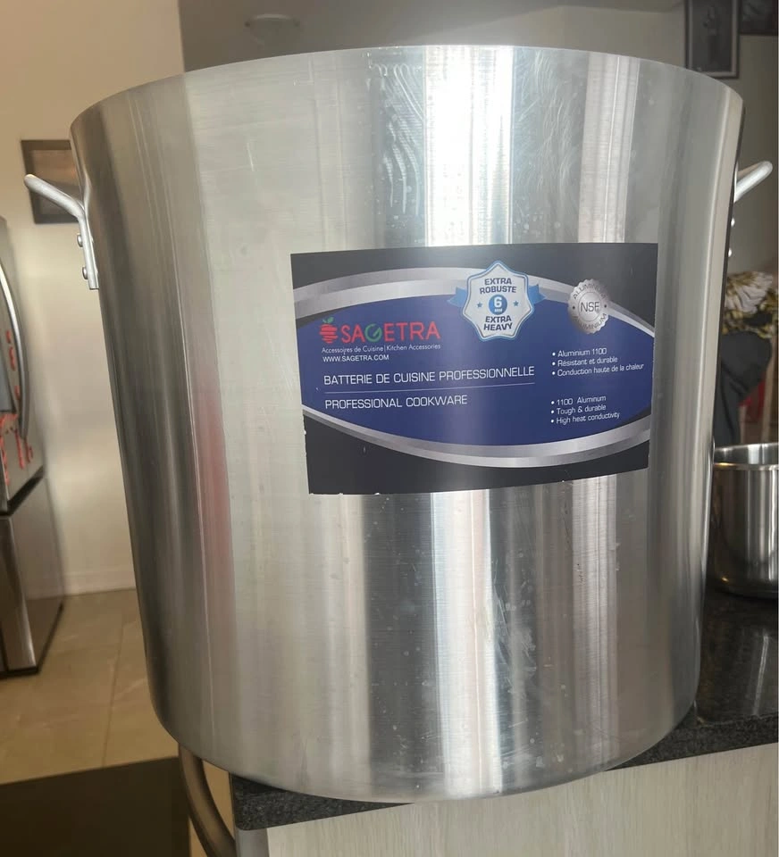 Sagetra 120 QT Aluminum Stock Pot - photo 3
