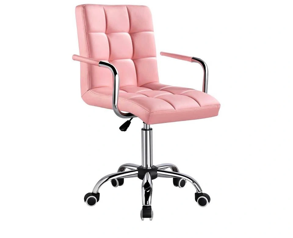 Modern PU Leather Desk Chair - Adjustable, Rolling - New in Box