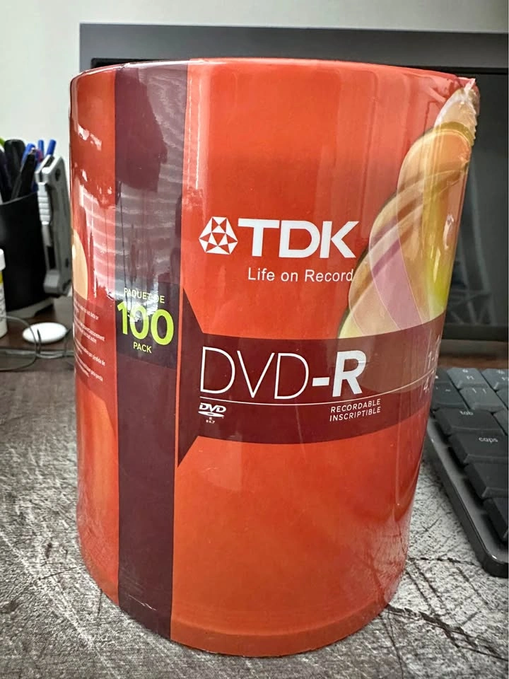 TDK DVD-R 100 Pack Blank Discs