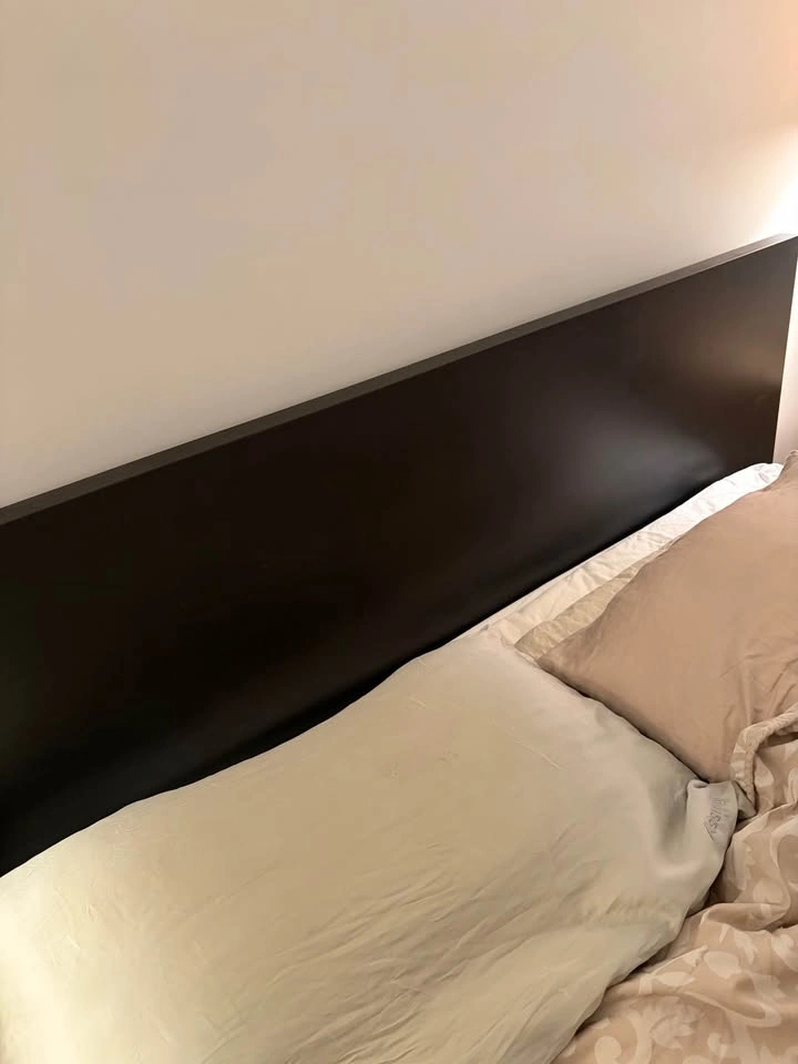 IKEA Malm queen bed frame with 4 drawers, black-brown - photo 4