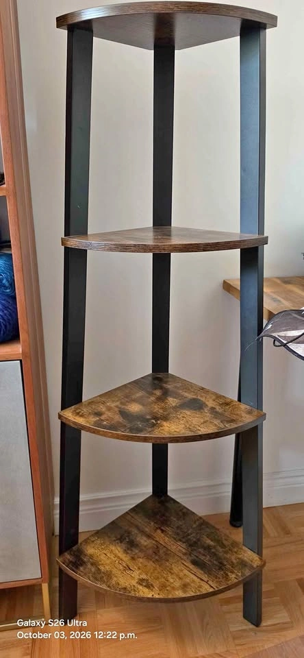 Set with nightstands/Side tables, bookcase and corner shelf