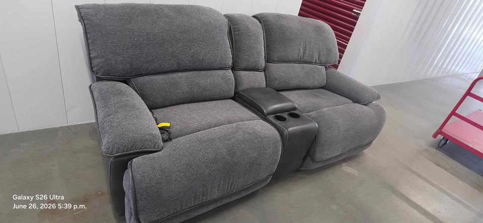 Reclining Sofa with Middle Storage - photo 2