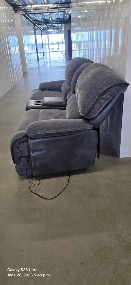 Reclining Sofa with Middle Storage - photo 5