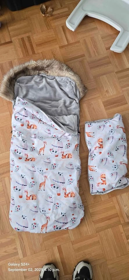 Stroller Sleeping bag/footmuff and Matching hand muff - photo 4