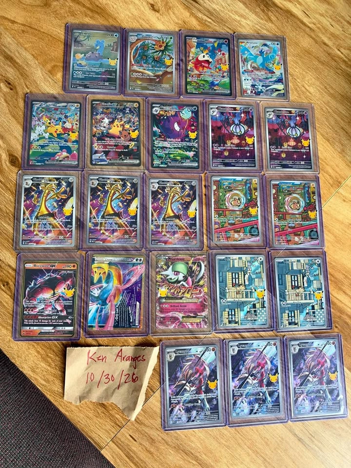 Pokemon 30th Celebration Cards