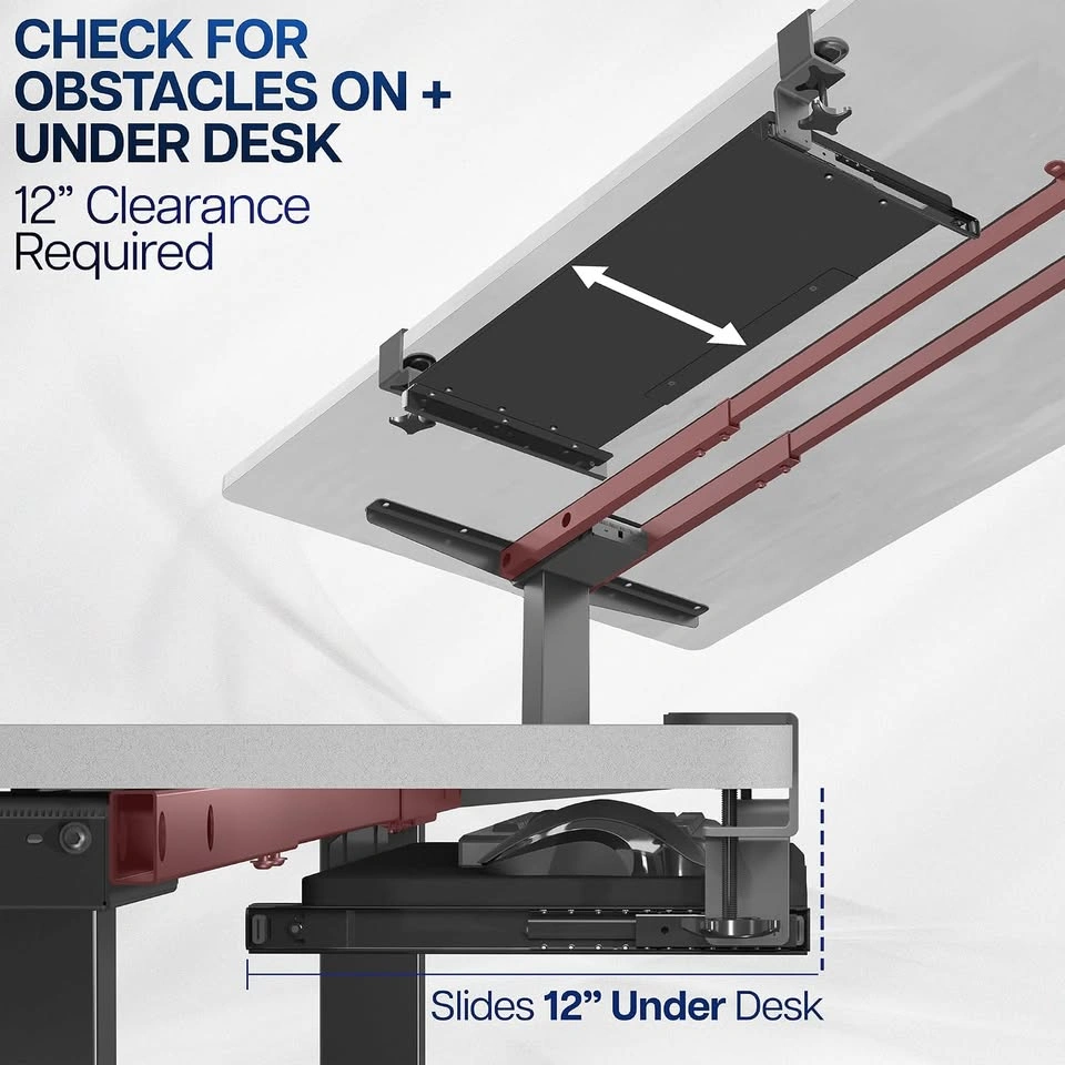 NEW VIVO Large Keyboard Tray Under Desk Pull-Out – MOUNT-KB05E - photo 4