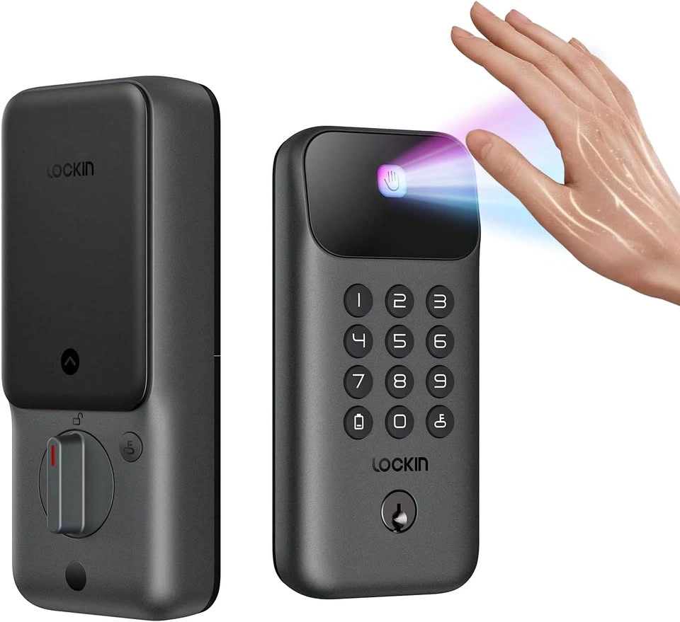 NEW Lockin Veno Go Smart Deadbolt with Palm Vein Recognition