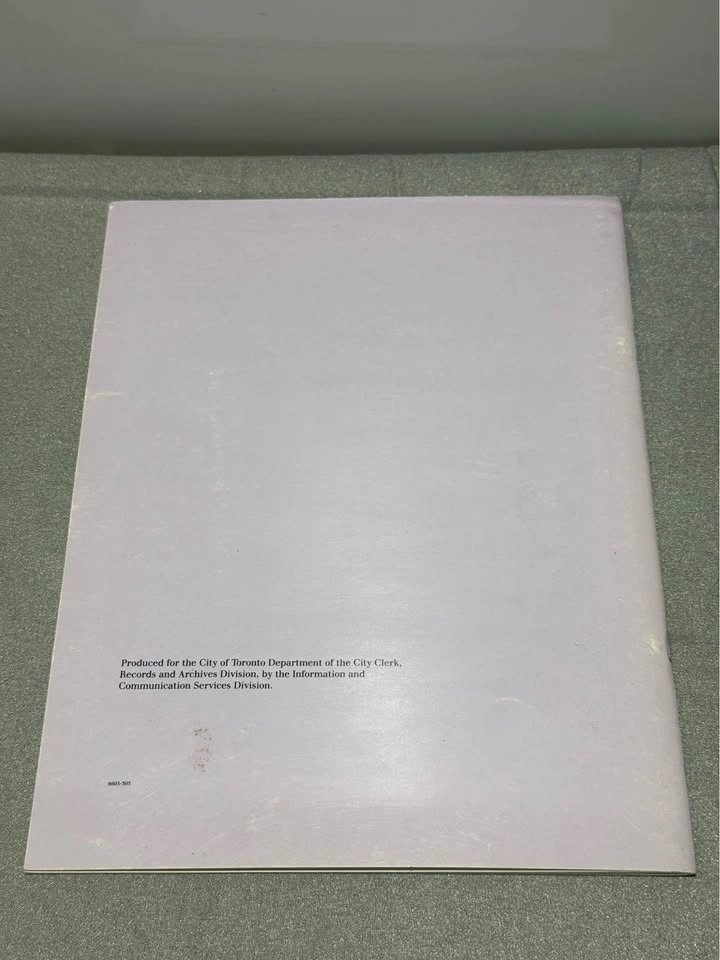 The City of Toronto Archives Booklet - photo 2