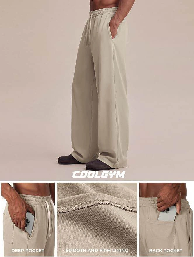 Mens Baggy Sweatpants Wide Leg • Size small - photo 4
