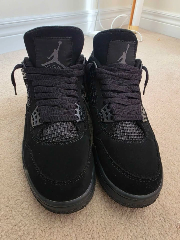 Jordan 4s Black, Size 8 - photo 2