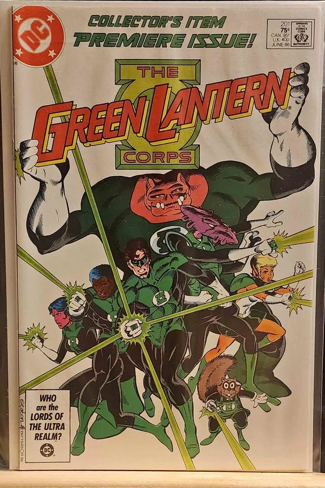 The Green Lantern Corps Comic Books Issues 201, 202, 203