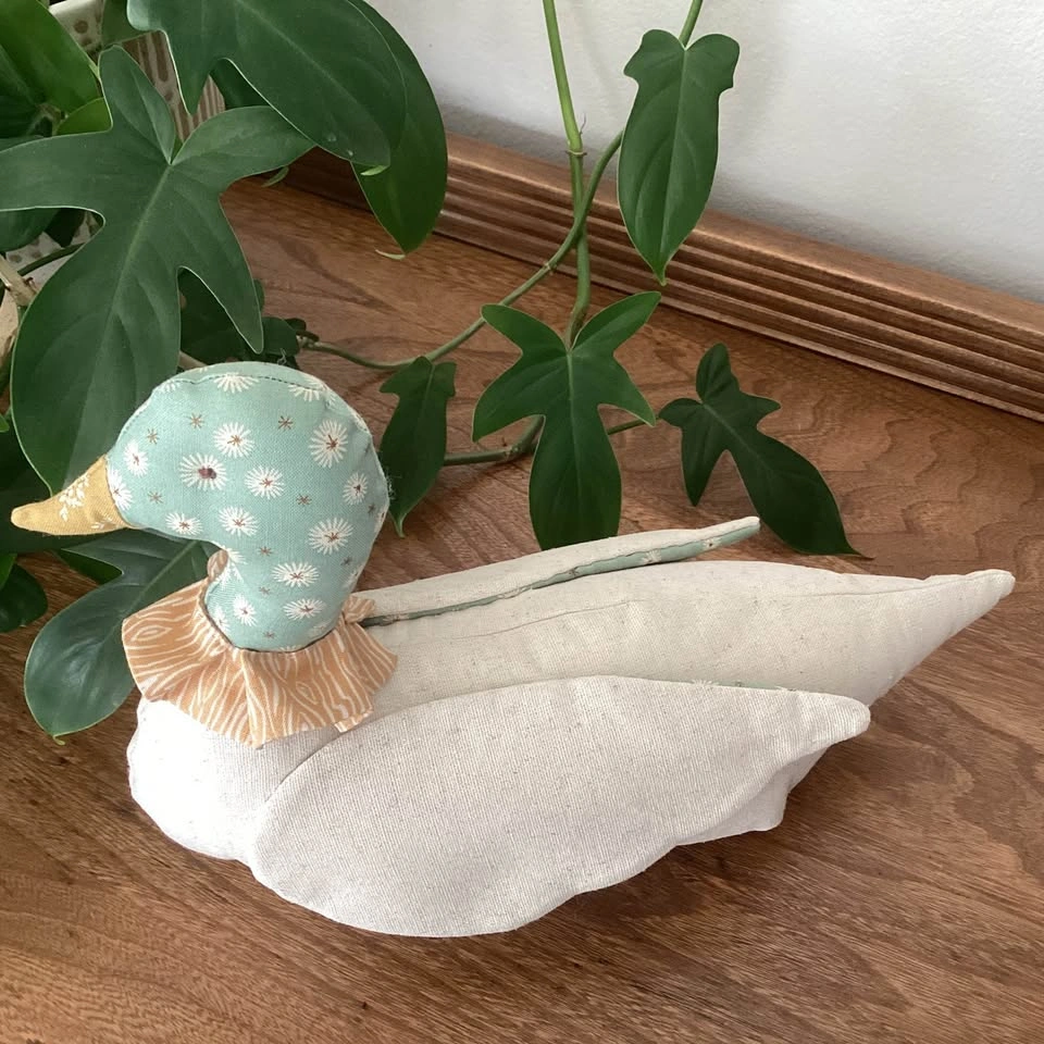 NEW Handmade Fabric Mallard Duck Decoy - photo 4