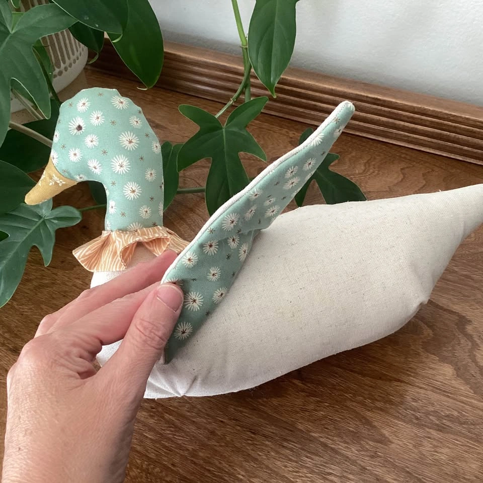 NEW Handmade Fabric Mallard Duck Decoy - photo 5