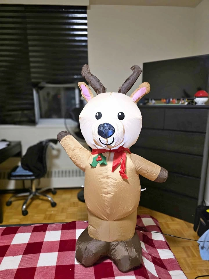 Inflatable Reindeer Christmas Decoration