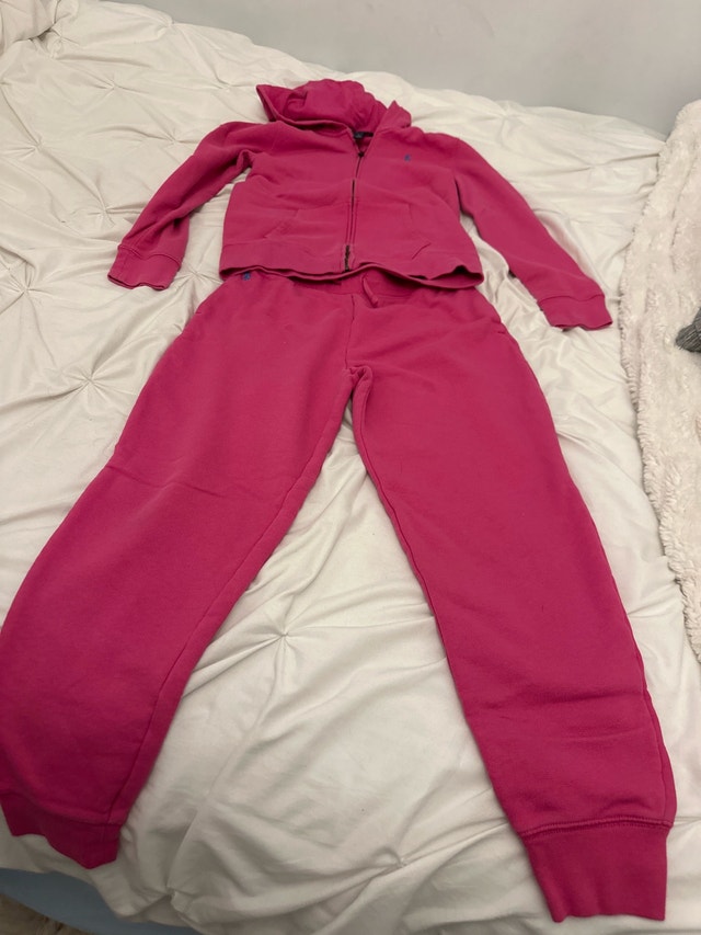 Polo Ralph Lauren Girls Pink Tracksuit