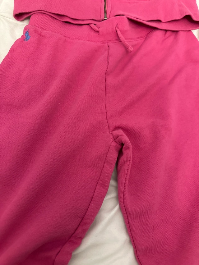 Polo Ralph Lauren Girls Pink Tracksuit - photo 3