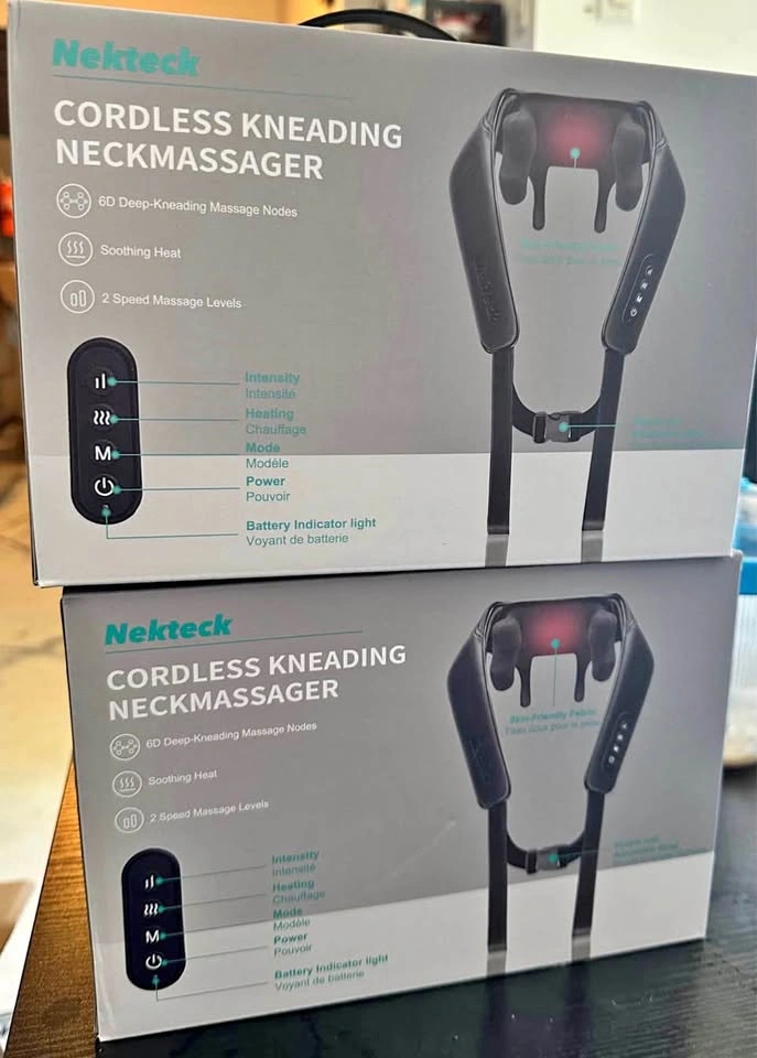 Nekteck Cordless Kneading Neck Massager