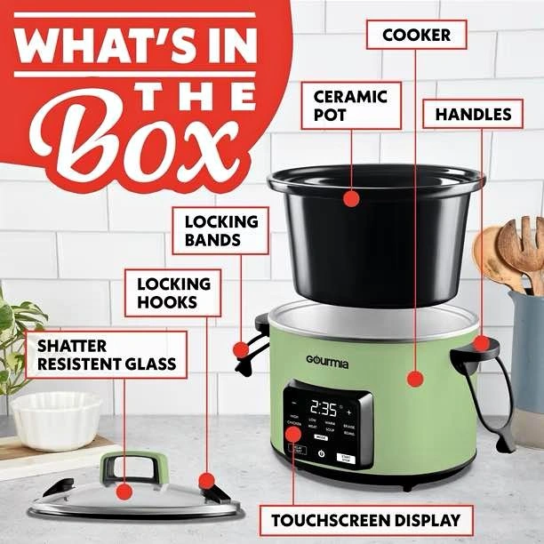 Gourmia 4.5 QT Slow Cooker