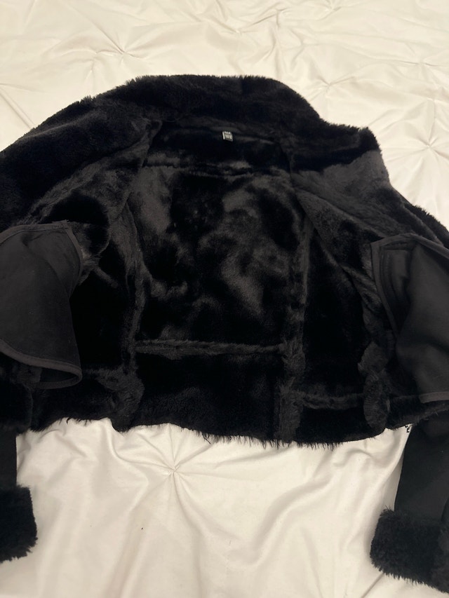 TRF Zara Faux Suede Biker Jacket - photo 3