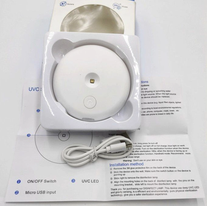 Brand New Toilet Sterilizer: UVC Ultraviolet, USB Rechargeable - photo 4