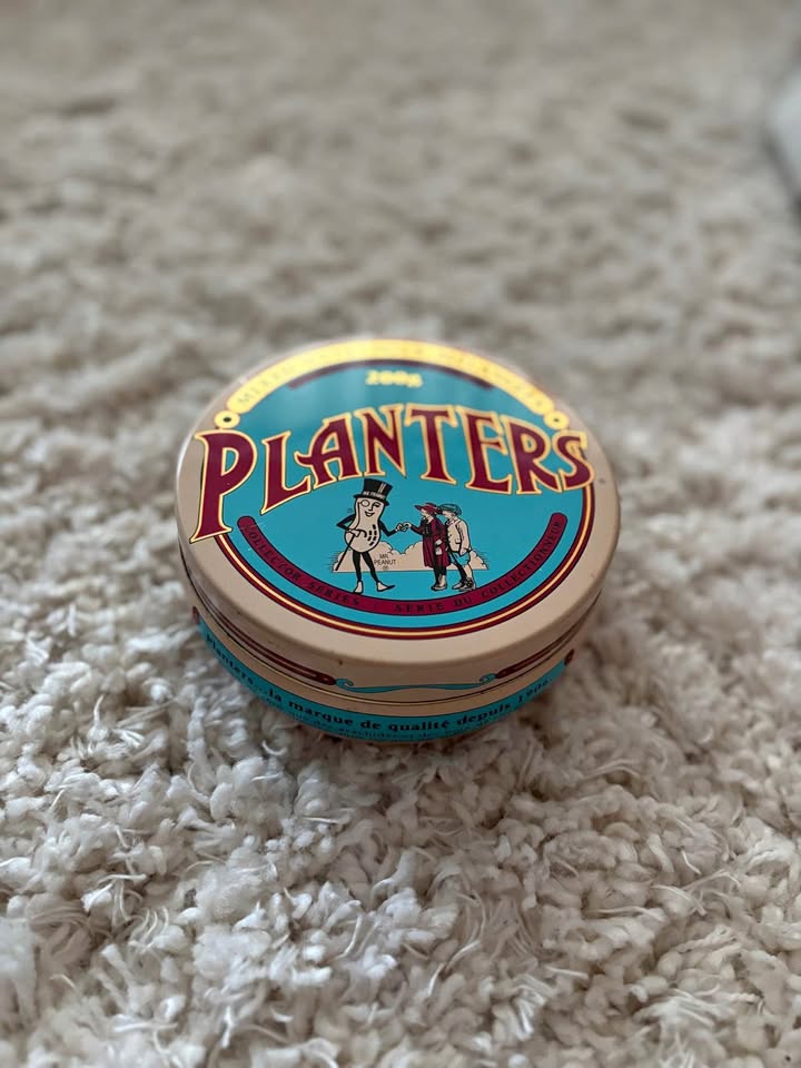 Vintage Planters Mixed Nuts Tin