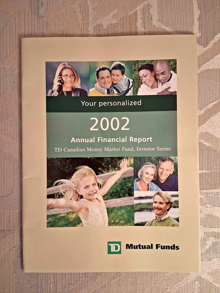 Vintage 2002 TD Bank Annual Financial Report - Canadian Ephemera