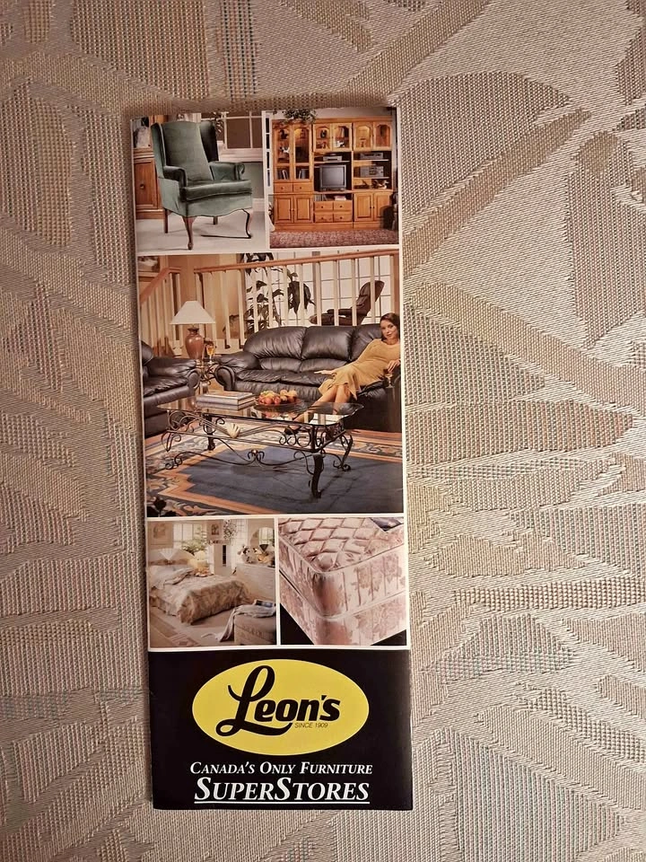 1998 Vintage Leon's Furniture Advertising Paper Memorabilia
