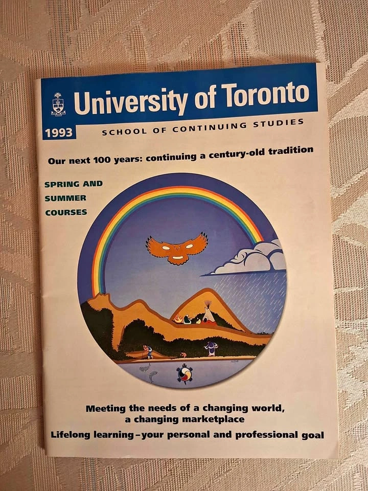 Vintage 1993 University of Toronto Course Catalog