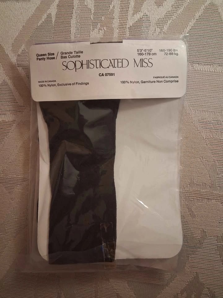 Brand new vintage Sophisticated Miss Pantyhose - Queen Size, - photo 2