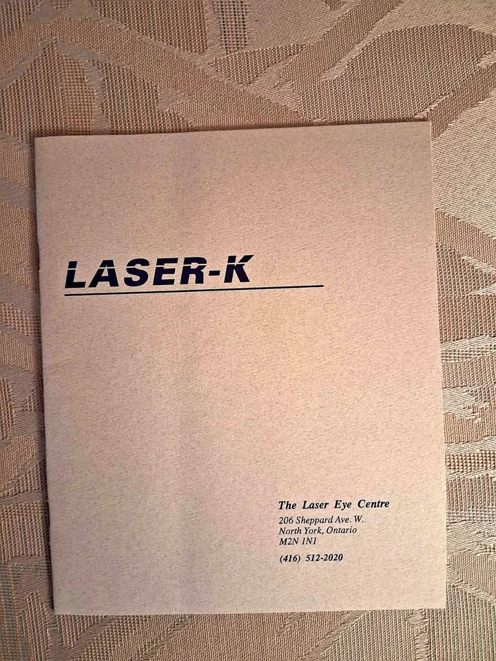 Vintage 1994 Laser Eye Centre Toronto Information Booklet Epheme