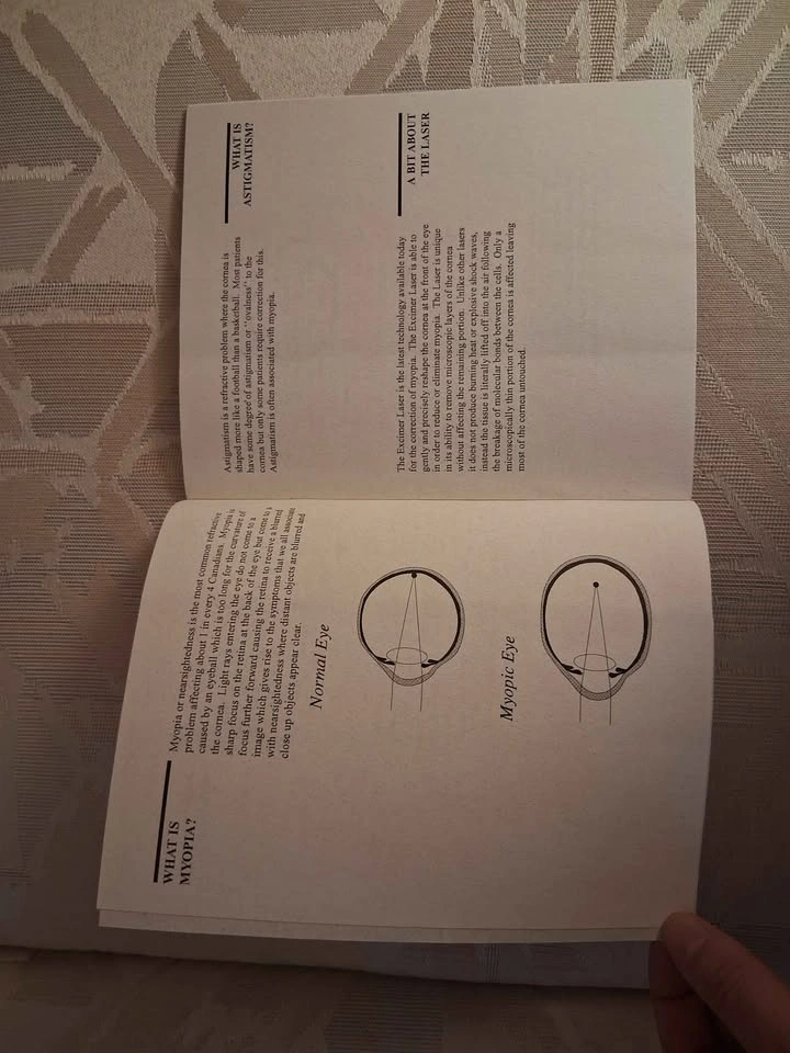 Vintage 1994 Laser Eye Centre Toronto Information Booklet Epheme - photo 3