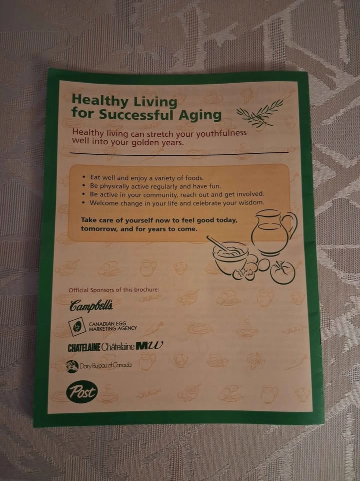 Vintage 1999 Dietitians of Canada Recipe & Fact Sheet Booklet - photo 4