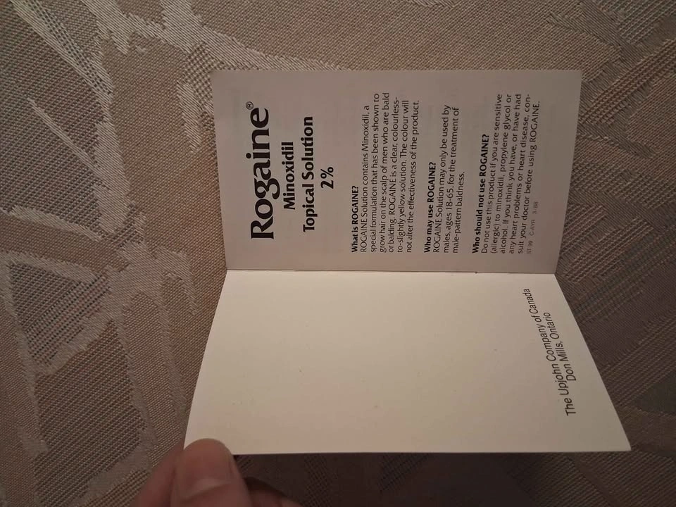 Vintage 1989 Rogaine Consumer Information booklet Ephemera - photo 2