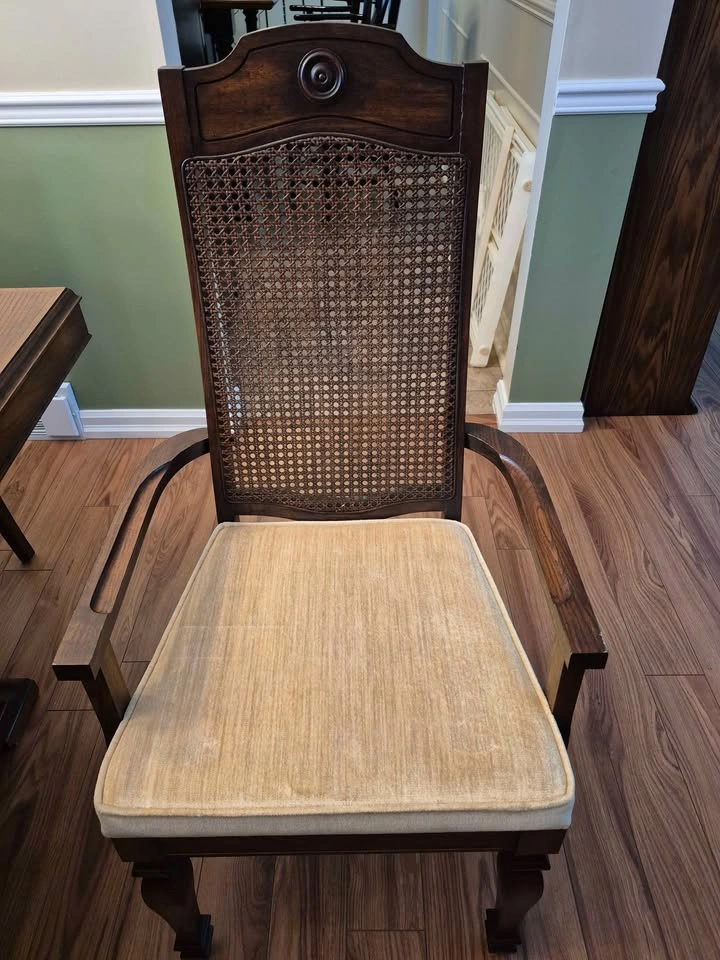 Vintage oak dining room set - photo 4