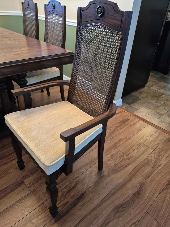 Vintage oak dining room set - photo 5