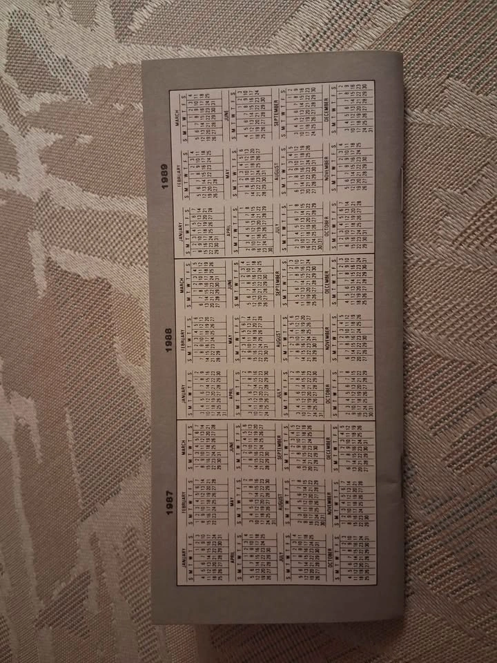 Vintage 1987-1989 accounting ledger booklet - photo 4