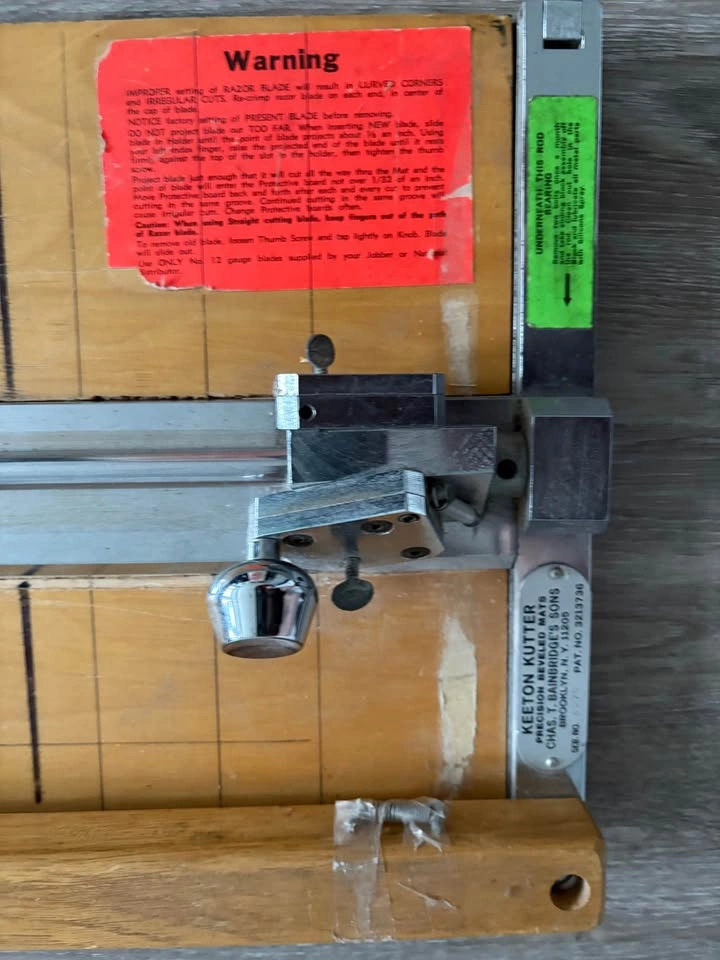 Vintage Keeton Kutter #6270 picture mat cutter - photo 3
