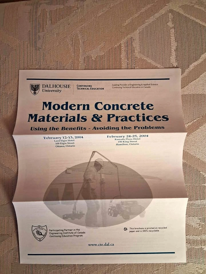 Vintage Dalhousie University Seminar Brochure (2004)