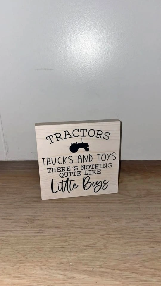 Twin Timbers Wooden Little Boys Sign