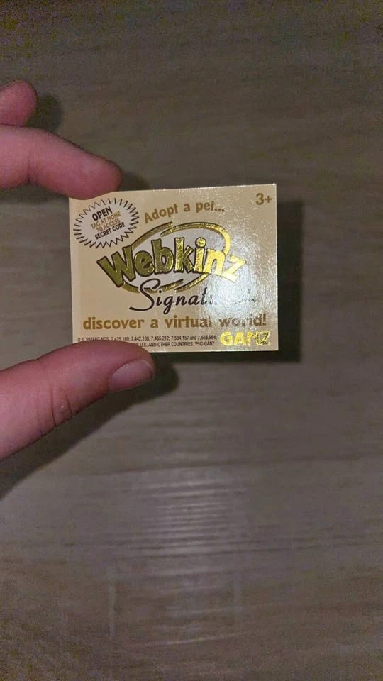 Webkinz Signature Fox Tag