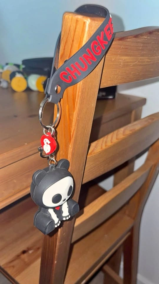 CHUNGKEE Skeleton Panda Keychain