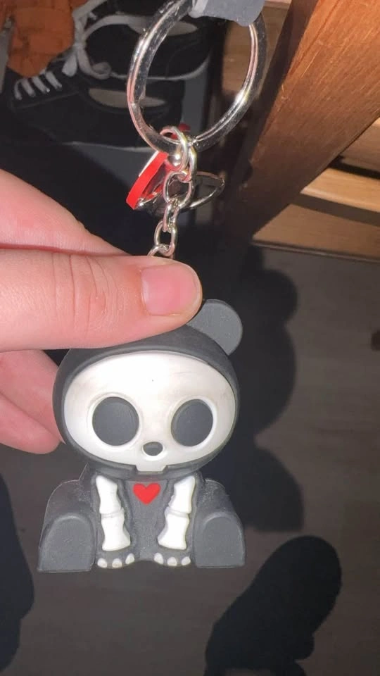 CHUNGKEE Skeleton Panda Keychain - photo 2