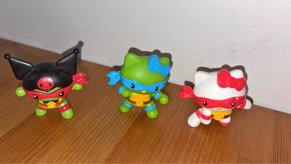 Sanrio x Teenage Mutant Ninja Turtles (TMNT) Figures - Set of 3