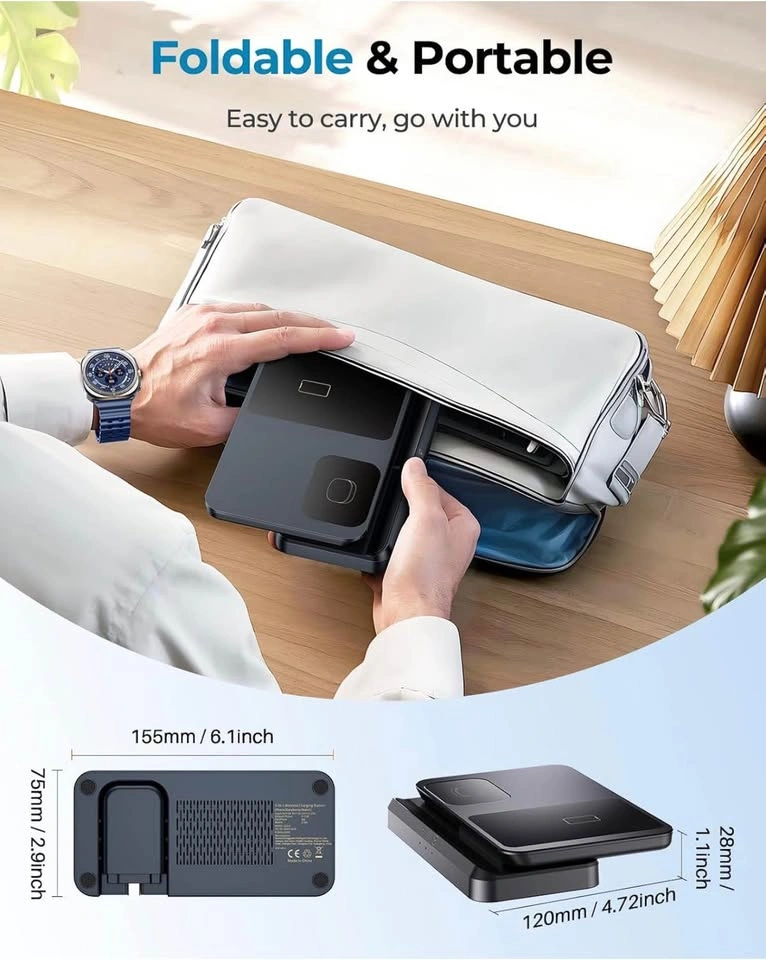 New 3 in 1 Wireless Charging Station - photo 5