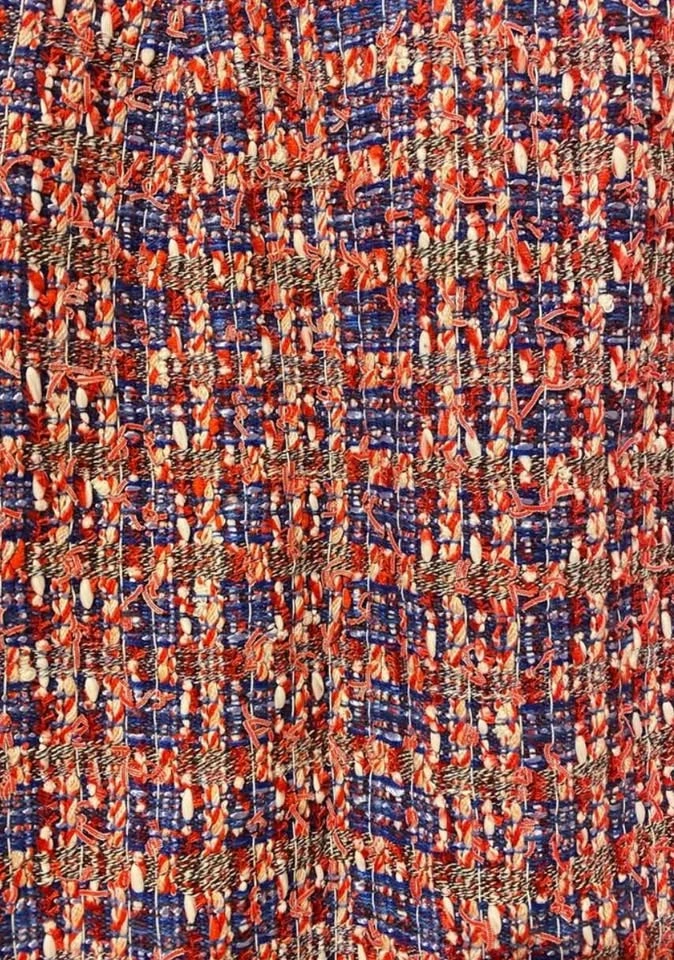 Tweed skirt in silk lining waist 67cm - photo 2