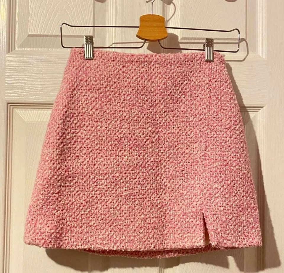 Tweed skirt waist 63cm XS