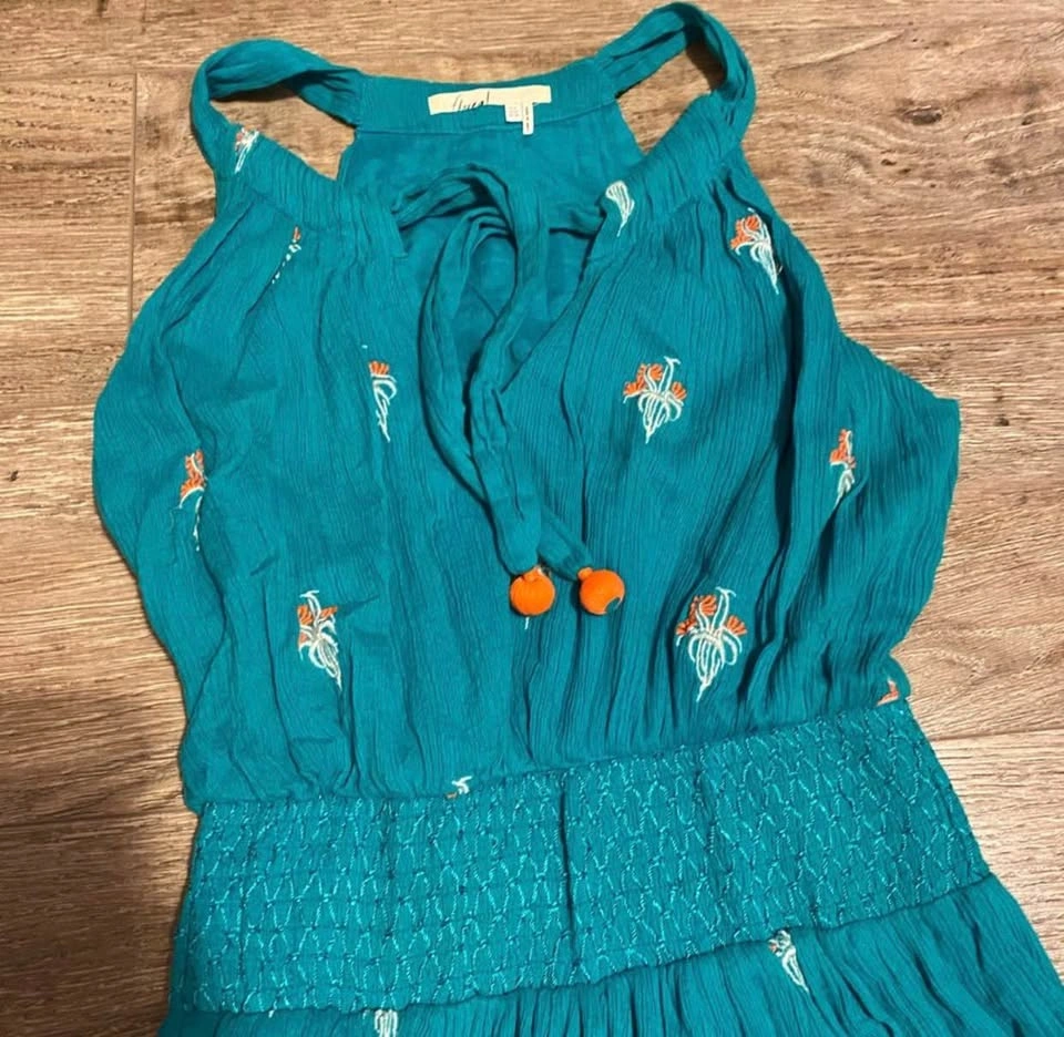Embroidery sleeveless dress size 0 - photo 2