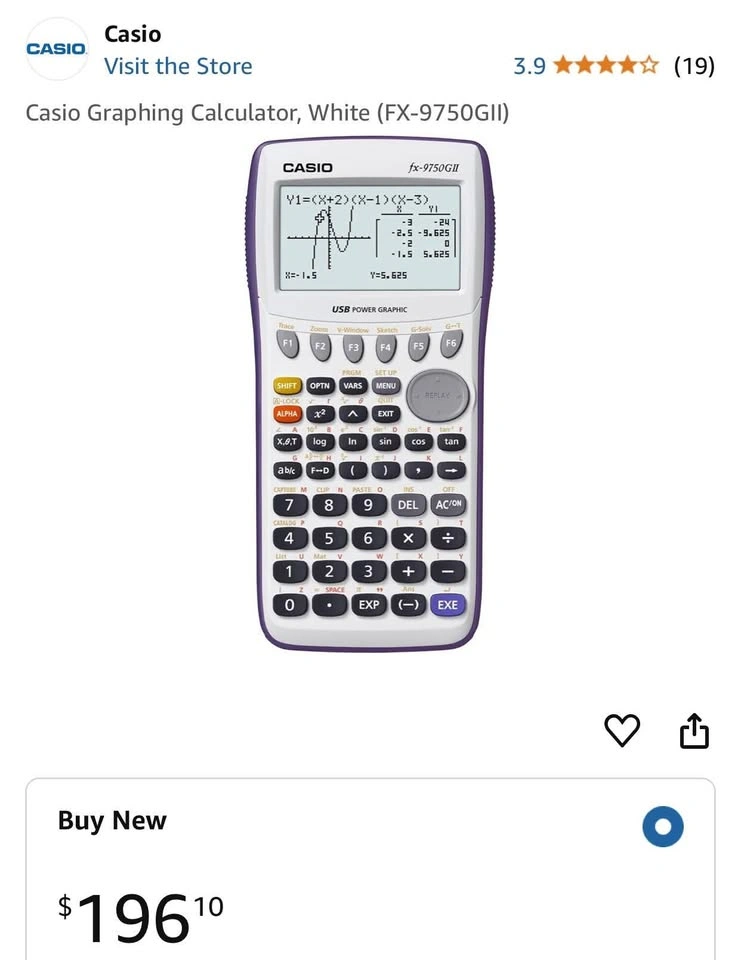 casio calculator fx9750gii - photo 3