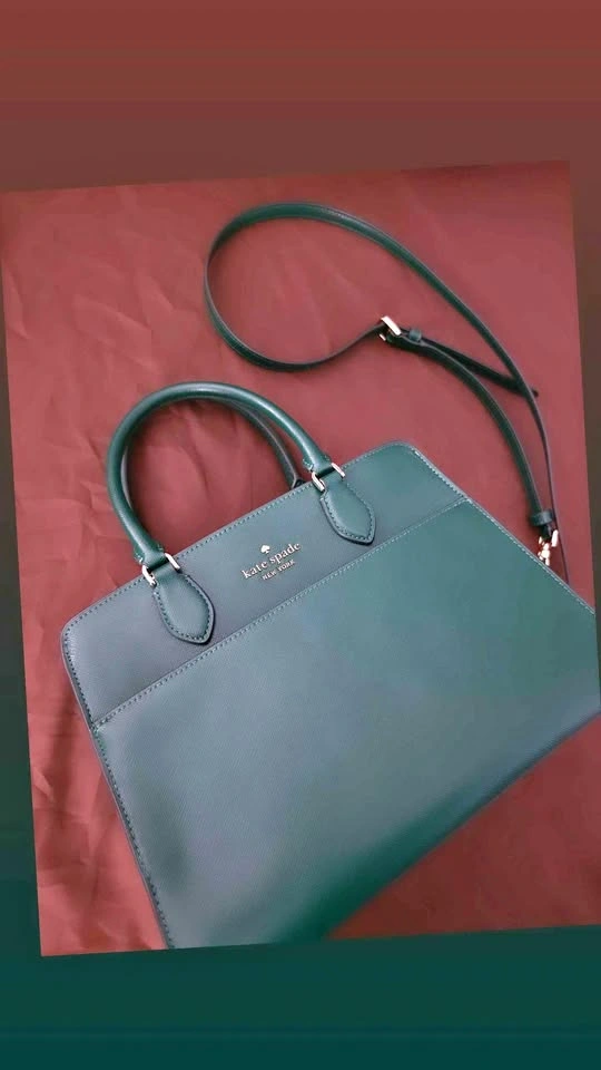 Medium Kate Spade Satchel Green Bean